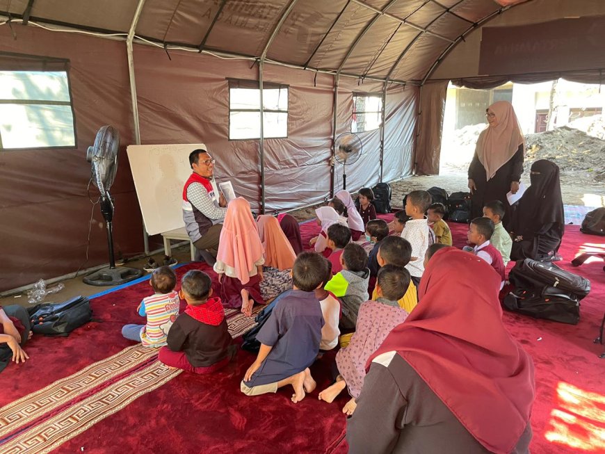 Pertamina Dirikan Sekolah dan Pesantren Sementara di Pidie Jaya, Pastikan Pendidikan Anak Tak Terhenti Pascabencana