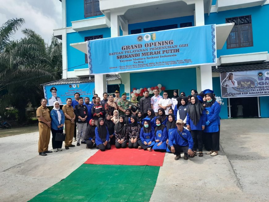 Bupati Kuansing Resmikan SPPG Srikandi Merah Putih, Tegaskan Dukungan Penuh Program Makan Bergizi Gratis