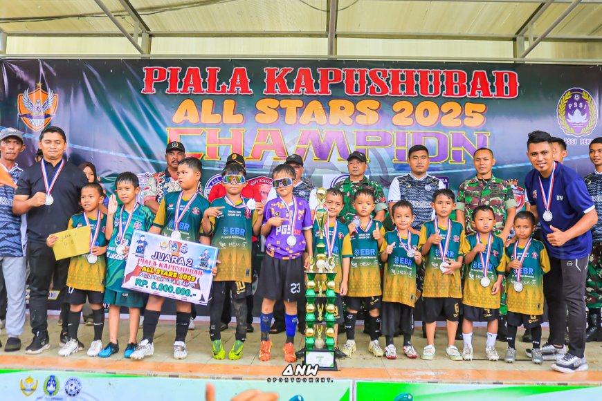 Dua Tim Muda The Legends F.A Mengguncang Allstar Cup 2025, Ukir Prestasi hingga Partai Final