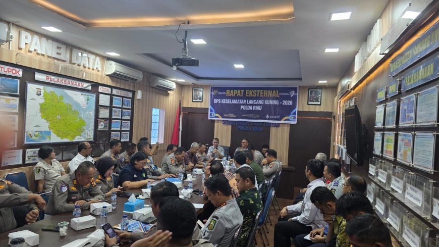 Jasa Raharja Riau Hadiri Rapat Koordinasi Eksternal Operasi Keselamatan Lancang Kuning 2026