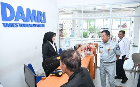 Dirut Jasa Raharja Kunjungi DAMRI Kemayoran, Dorong Integrasi Data dan Program Kesehatan Pengemudi