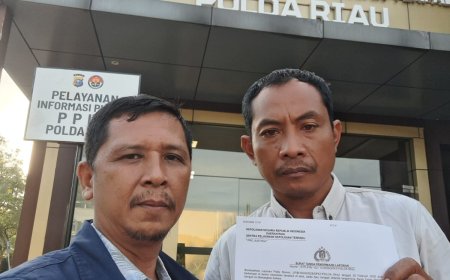 Diduga Ambil Paksa Truk Crane, Direktur PT ACP dan Oknum Polisi Dilaporkan ke Polda Riau