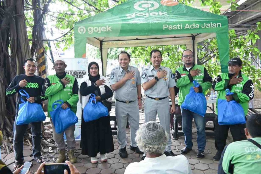 Jasa Raharja Perkuat Budaya Keselamatan, Dirut Muhammad Awaluddin Sambangi Komunitas Ojol Rawa Buaya