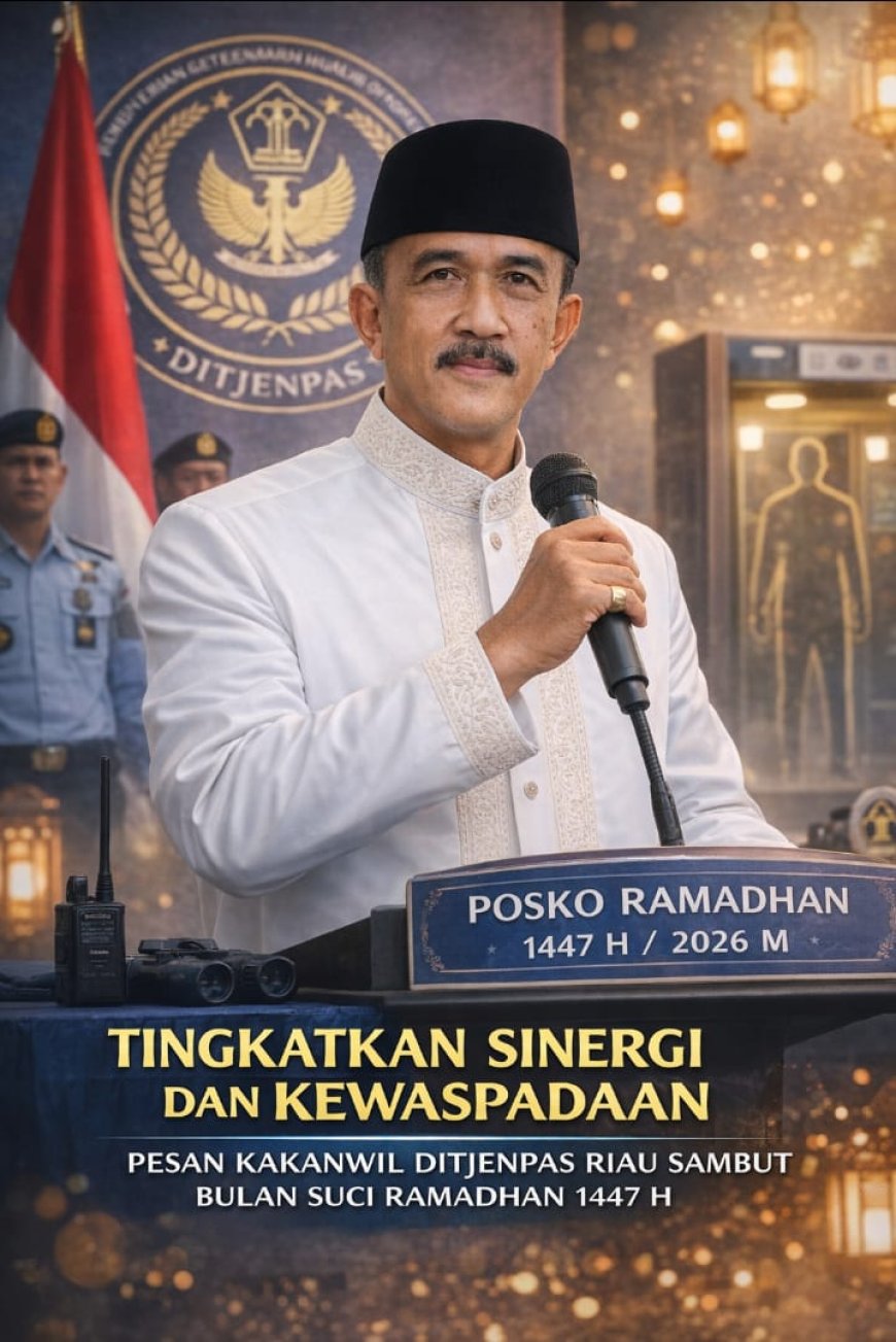 Kanwil Ditjenpas Riau Perketat Pengamanan Ramadhan 1447 H : Sinergi, Deteksi Dini, dan Integritas Petugas Jadi Prioritas Jaga Kamtib Lapas dan Rutan Se-Riau