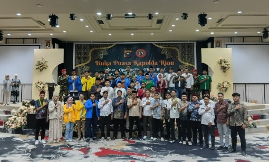 Kapolda Riau Buka Puasa Bersama Cipayung Plus, OKP dan BEM, Dorong Generasi Muda Jadi Agen Perubahan