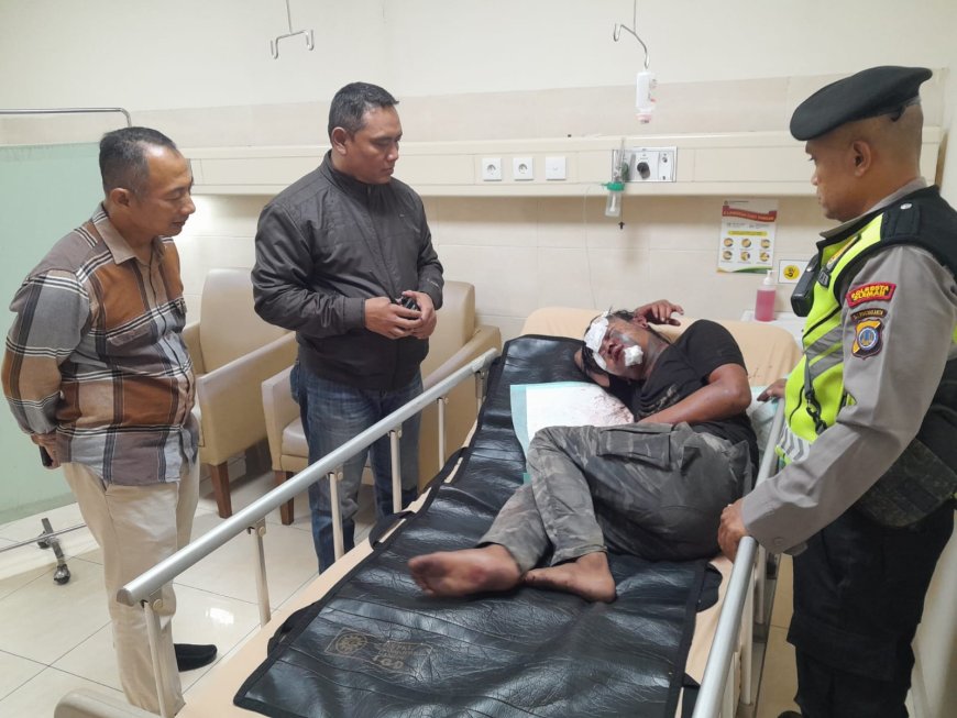 Tukang Parkir Di Sleman Ditusuk, Pelaku Berhasil Diamankan Warga, Diduga Tersinggung Dibangunkan Saat Tidur Di Area Parkir