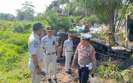 Empat Korban Meninggal Truk Kontra Bus di Pelalawan, Jasa Raharja Riau Pastikan Jaminan kepada Ahli Waris 