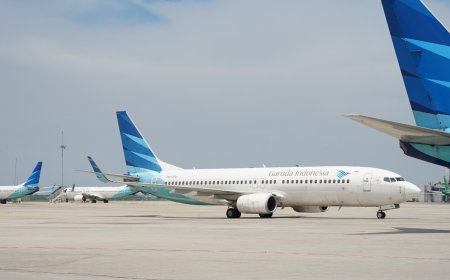 Terdeteksi Objek Asing di Udara, Pesawat Garuda Indonesia GA-176 Jakarta–Pekanbaru Mendarat Aman di Bandara Sultan Syarif Kasim II