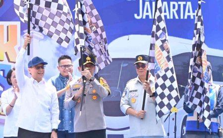 Sinergi Lintas Sektor, Jasa Raharja Hadiri Pelepasan Mudik Gratis Polri Presisi 2026