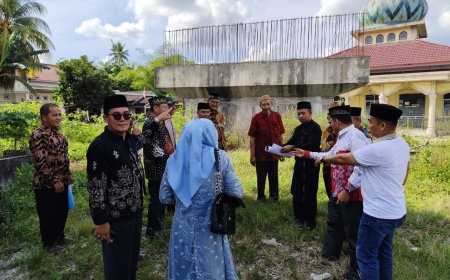 Ninik Mamak Kenegerian Umbio Desak Kelanjutan Jembatan Pasar Rumbio yang Mangkrak 7 Tahun, Bentuk Tim Percepatan