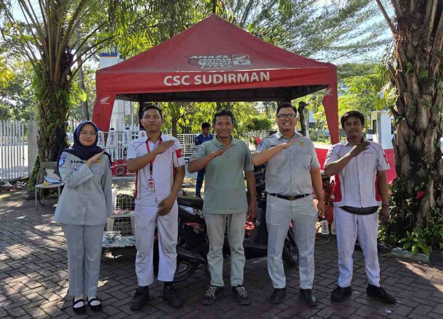 Jasa Raharja Riau dan Tim Pembina Samsat Kolaborasi dengan Capella Honda Sudirman, Beri Service Murah Wajib Pajak Patuh