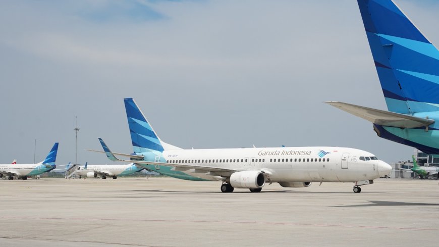 Terdeteksi Objek Asing di Udara, Pesawat Garuda Indonesia GA-176 Jakarta–Pekanbaru Mendarat Aman di Bandara Sultan Syarif Kasim II