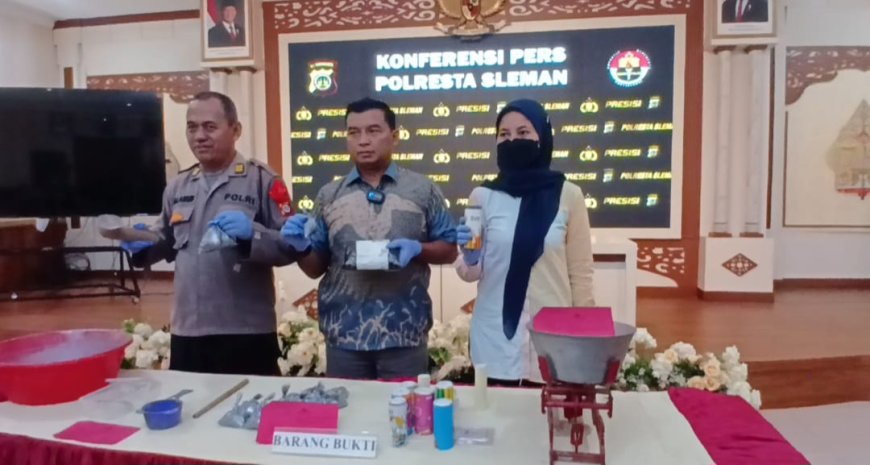 Polresta Sleman Tangkap Pembuat Bahan Petasan