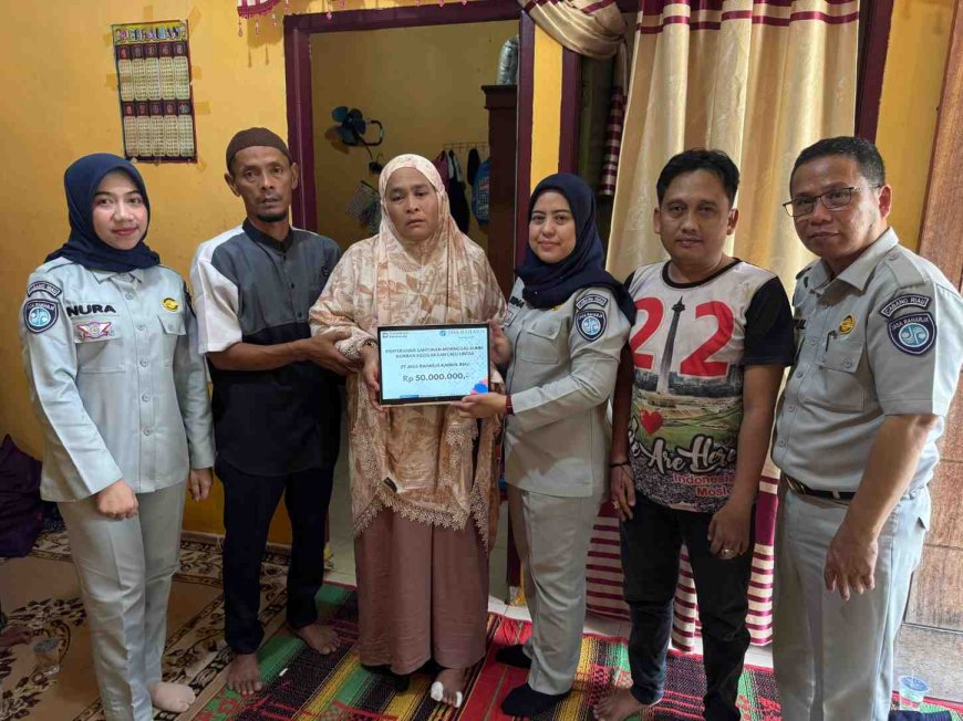 Jasa Raharja Riau Serahkan Santunan Korban Kecelakaan Kurang dari 24 Jam