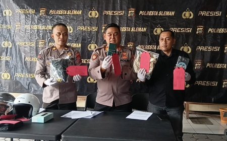 Dua Pelaku Jambret Diringkus, Polisi Amankan Barang Bukti dan Senjata Tajam