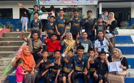 Hattrick Juara! SD Negeri 011 Bukit Pedusunan Dominasi Voli Mini Kuantan Mudik
