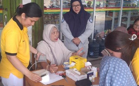 Jasa Raharja Hadirkan Layanan Kesehatan Gratis di Samsat Keliling Kampar Kiri