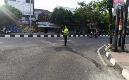 Lansia Tewas Tertabrak Motor Saat Menyeberang di Jalan Raya Yogya–Magelang