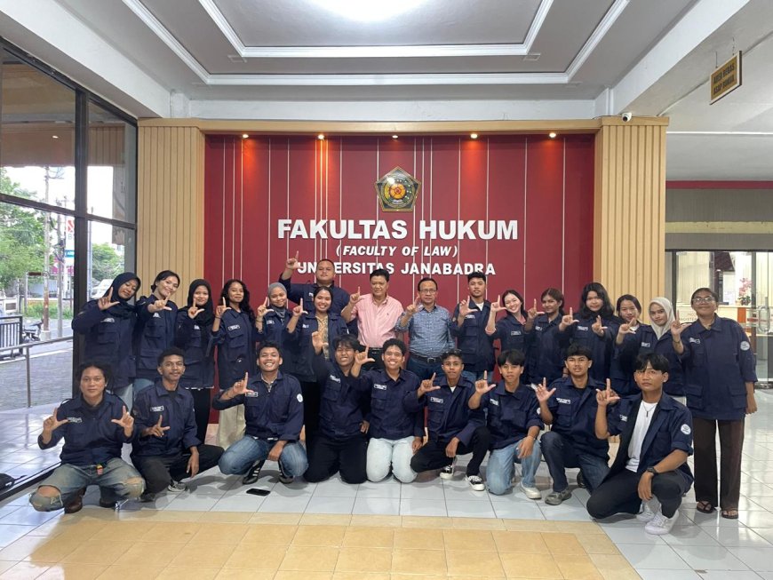 USHP FH Universitas Janabadra Luncurkan Living Law, Gerakan Mahasiswa Hidupkan Hukum Perdata di Tengah Masyarakat