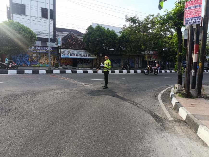 Lansia Tewas Tertabrak Motor Saat Menyeberang di Jalan Raya Yogya–Magelang