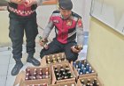 Ratusan Botol Miras Ilegal Digerebek, Sat Samapta Polres Bantul Sikat Tiga Lokasi Dalam Dua Hari, Mahasiswa Hingga Wiraswasta Diamankan