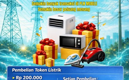 PLN Perkuat Transaksi Digital Pelanggan melalui Program TOKCER PLN Mobile