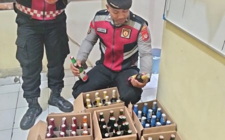 Ratusan Botol Miras Ilegal Digerebek, Sat Samapta Polres Bantul Sikat Tiga Lokasi Dalam Dua Hari, Mahasiswa Hingga Wiraswasta Diamankan
