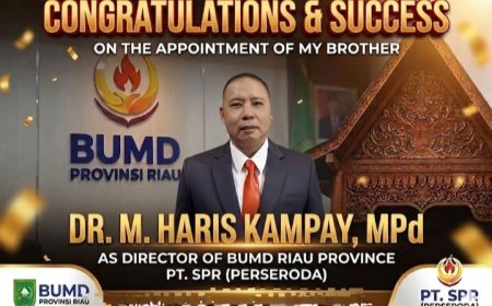 Reza Syahdan Yakin Haris Kampai Mampu Majukan SPR Riau Lebih Progresif