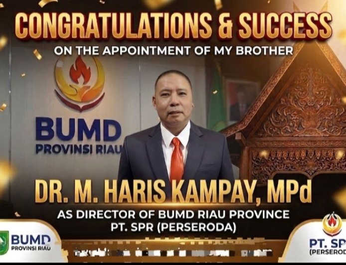 Reza Syahdan Yakin Haris Kampai Mampu Majukan SPR Riau Lebih Progresif