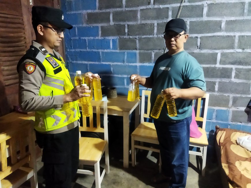 Operasi KRYD Sikat Miras Ilegal, Polres Bantul Amankan 30 Galon Arak dan Ratusan Botol di Sejumlah Kapanewon