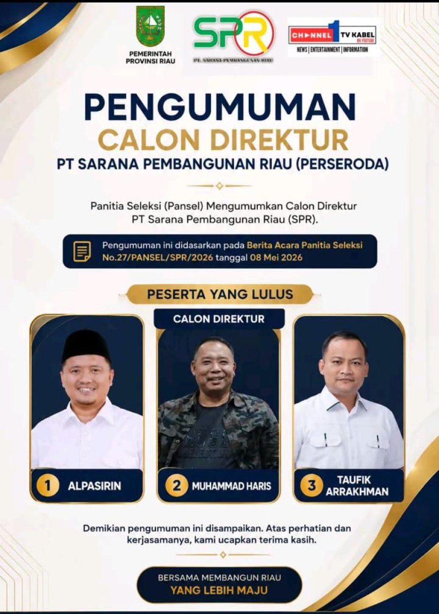 Reza Syahdan berharap Haris Kampai Nahkodai BUMD Riau