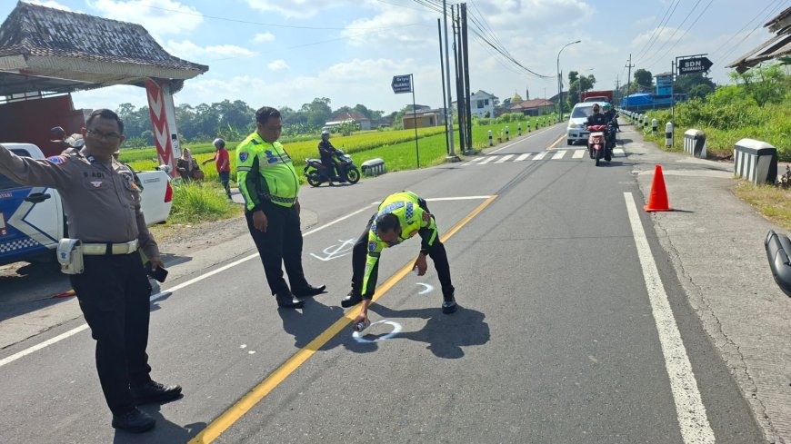 Mendadahului Di Tikungan, Pengendara Klx Tewas Terlibat Tabrakan Dengan Nmax Di Kalasan