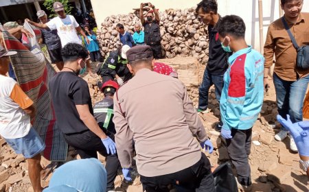 Pekerja Bangunan Tewas Tertimpa Tembok Roboh Saat Pembongkaran Rumah di Sleman
