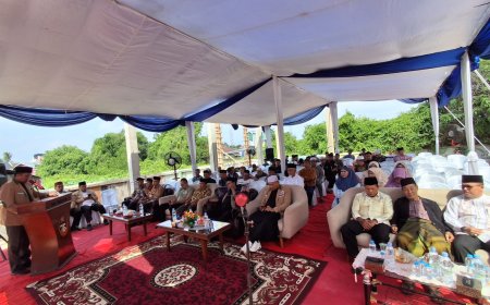 Peletakan Batu Pertama Musholla IKMI Riau, Sekaligus Open Donasi Pembangunan