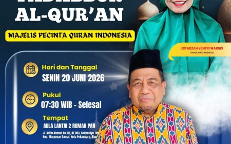 Kegiatan Tahsin dan Tadabbur Al-Qur'an MPQI Terus Berkembang, Menjadi Ruang Belajar dan Menebar Cahaya Dakwah di Tengah Masyarakat