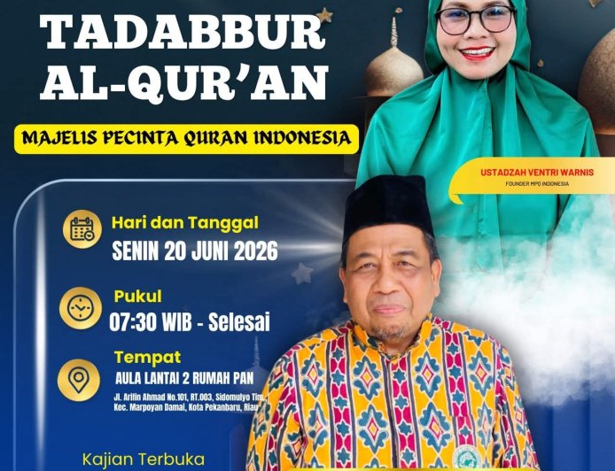 Kegiatan Tahsin dan Tadabbur Al-Qur'an MPQI Terus Berkembang, Menjadi Ruang Belajar dan Menebar Cahaya Dakwah di Tengah Masyarakat