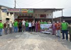 Peduli Dampak Karhutla, FPKB Bersama Kecamatan Kulim dan Polsek Kulim Bagikan 1.000 Masker dan 1.000 Roti