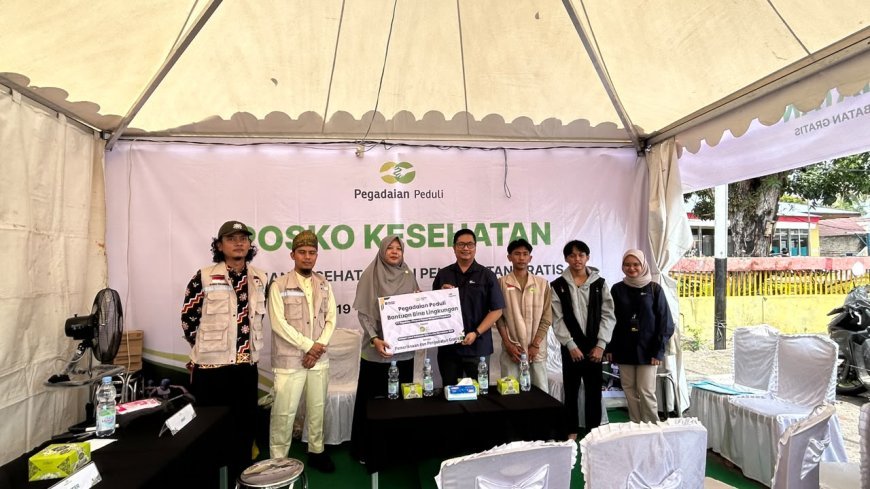 PT Pegadaian (Persero) Buka Layanan Pos Kesehatan Gratis Pada Festival Pacu Jalur Bersama IZI