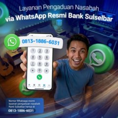 Registrasi ulang Bank Sulselbar Wa.08179160855
